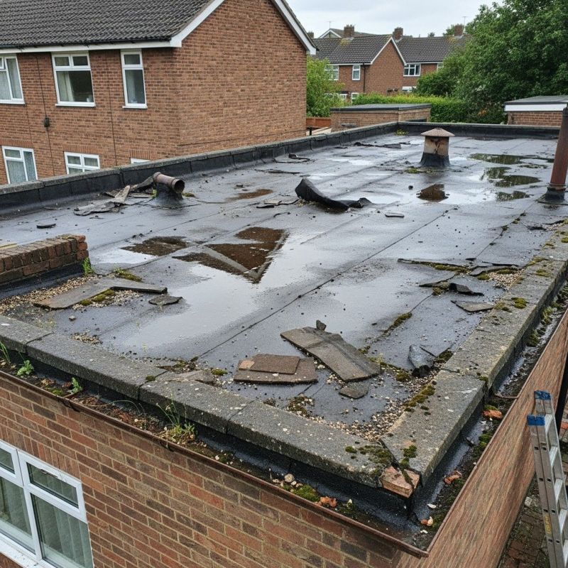 Flat Roof Leak Repair