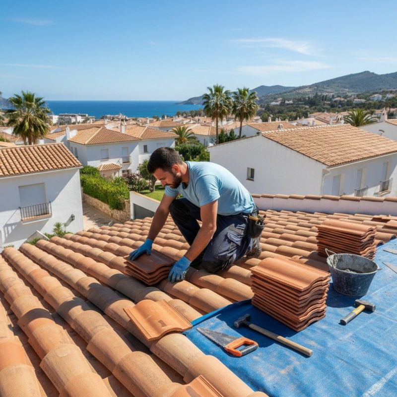 Clay Roof Leak Repair detail
